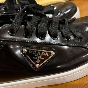 PRADA lookalike black sneakers